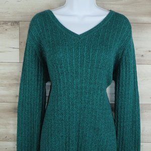 Karen Scott* Women's Long Sleeve V-Neck Straight Hem Pullover‎ Sweater~ Size XL